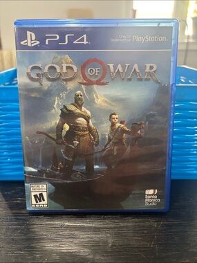 Sony PS4 God of War in Blue Case